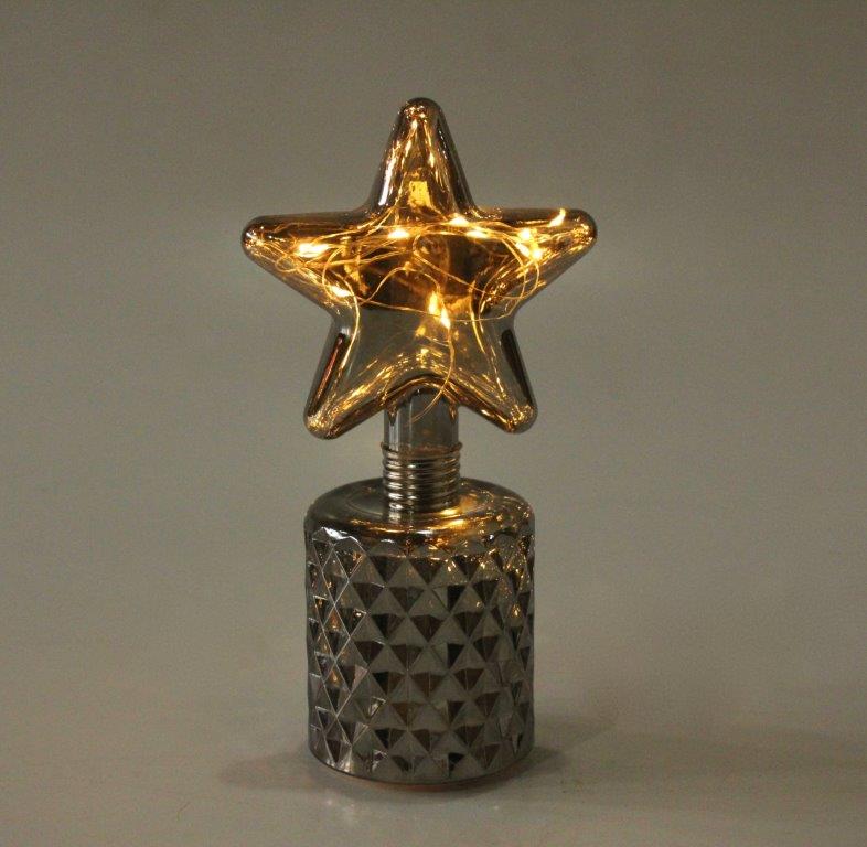 Led Smokey Luster Star On Base
